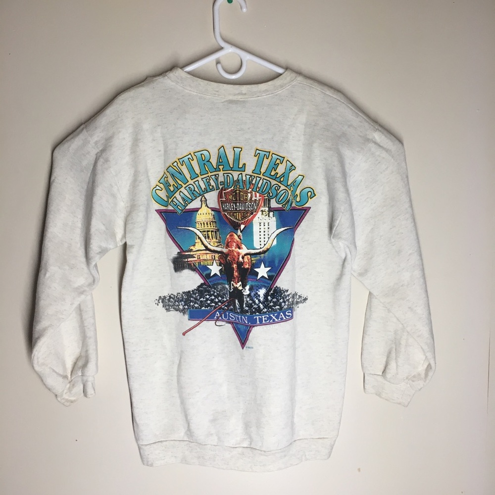 HARLEY DAVIDSON LONG SLEEVE SIZE LARGE. Long horn